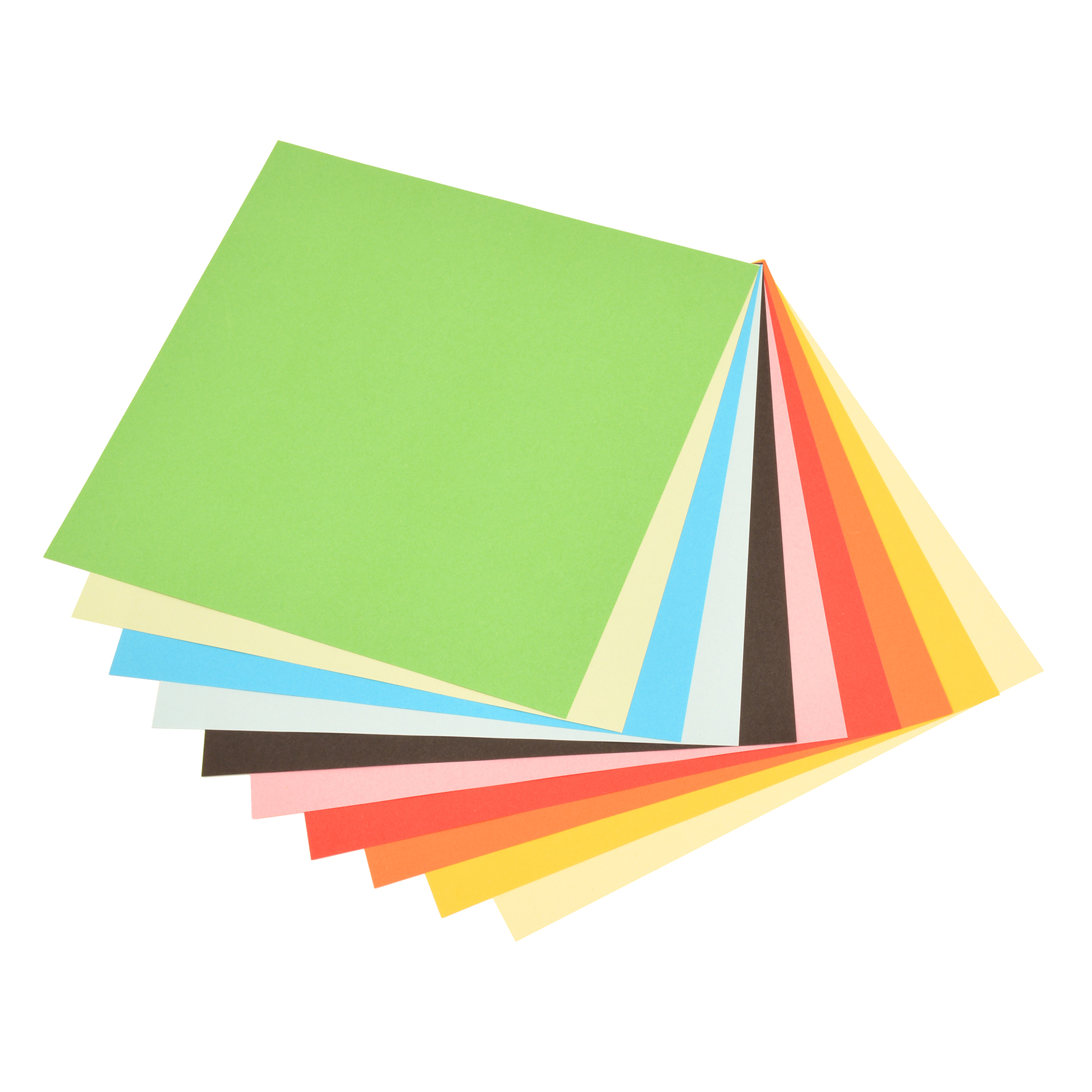 Faltblätter 14x14cm, 500 Blatt, 10 Farben
