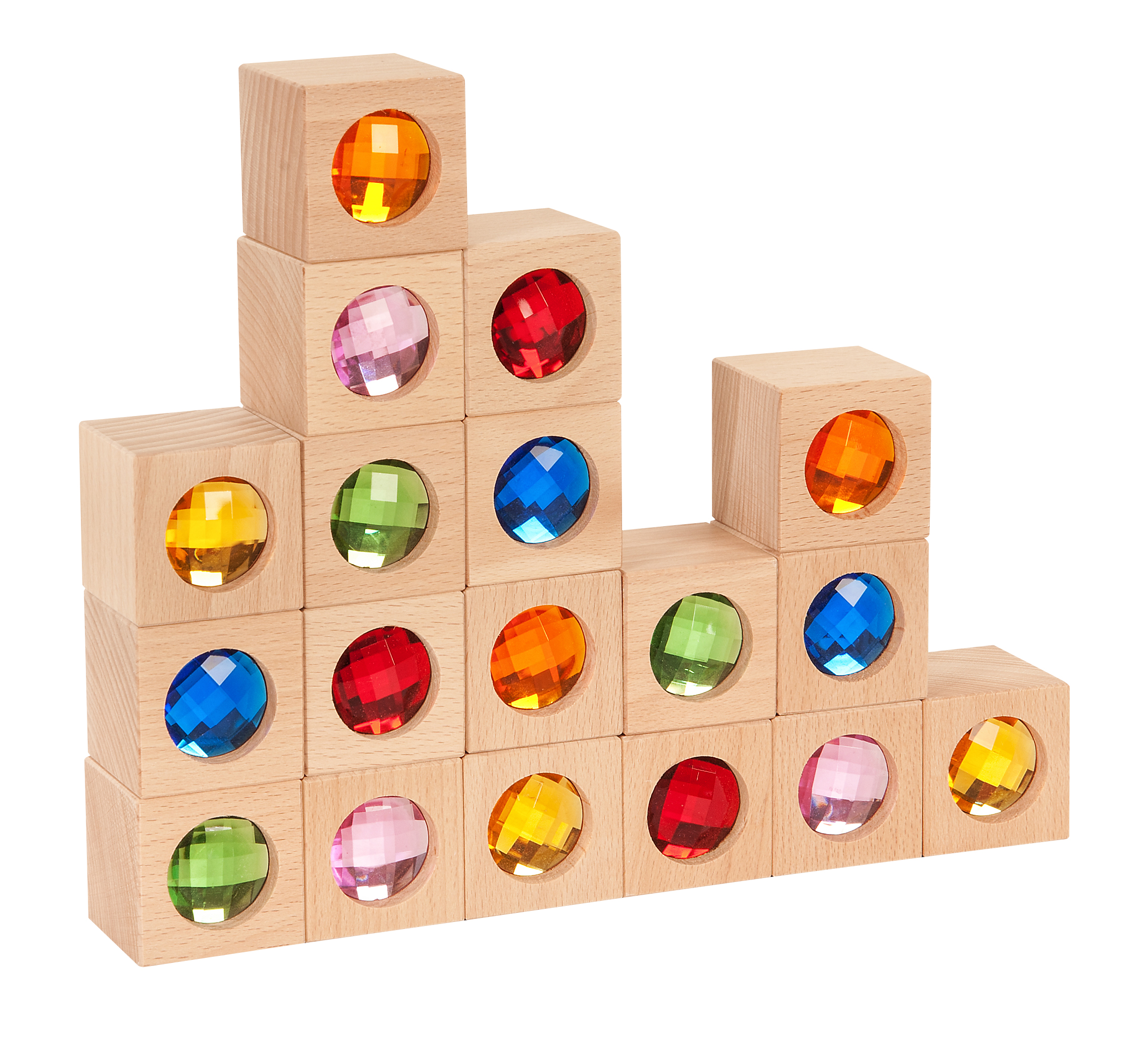 KRAFT Paket Holzbausteine, 246er Set