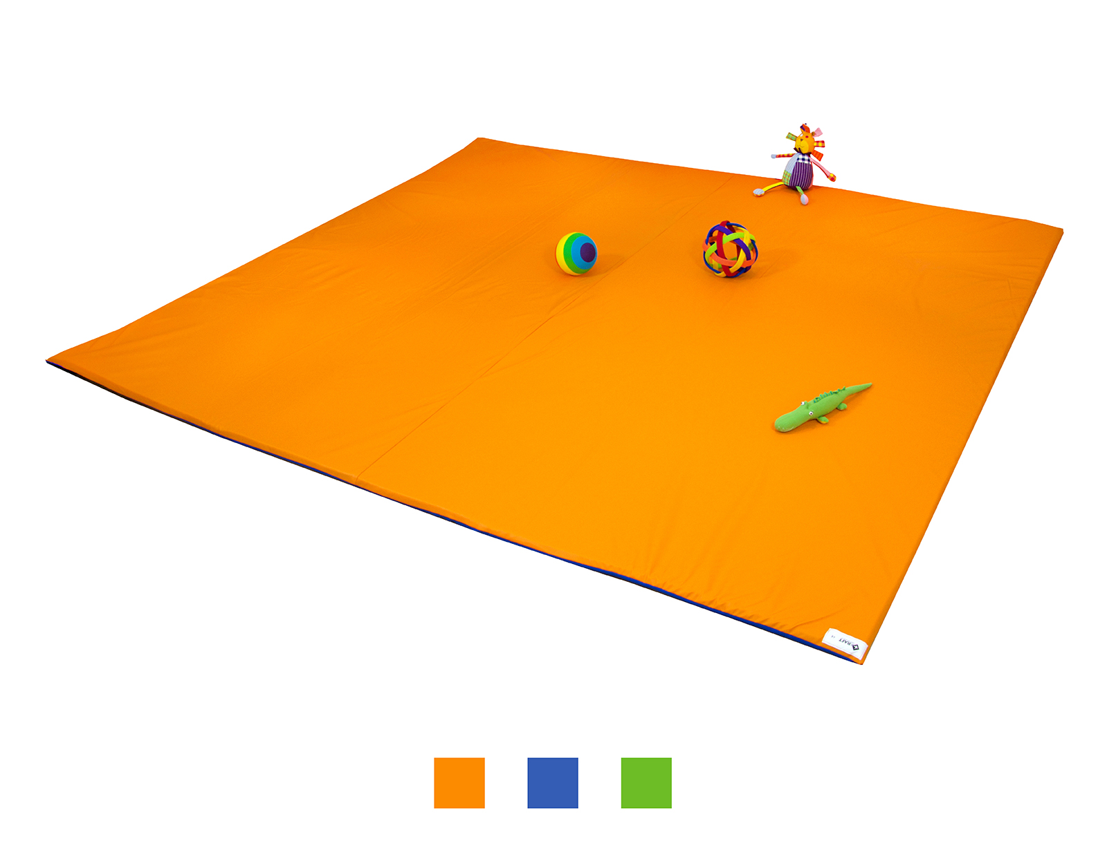Erlebnismatte, orange, 200x200x3cm