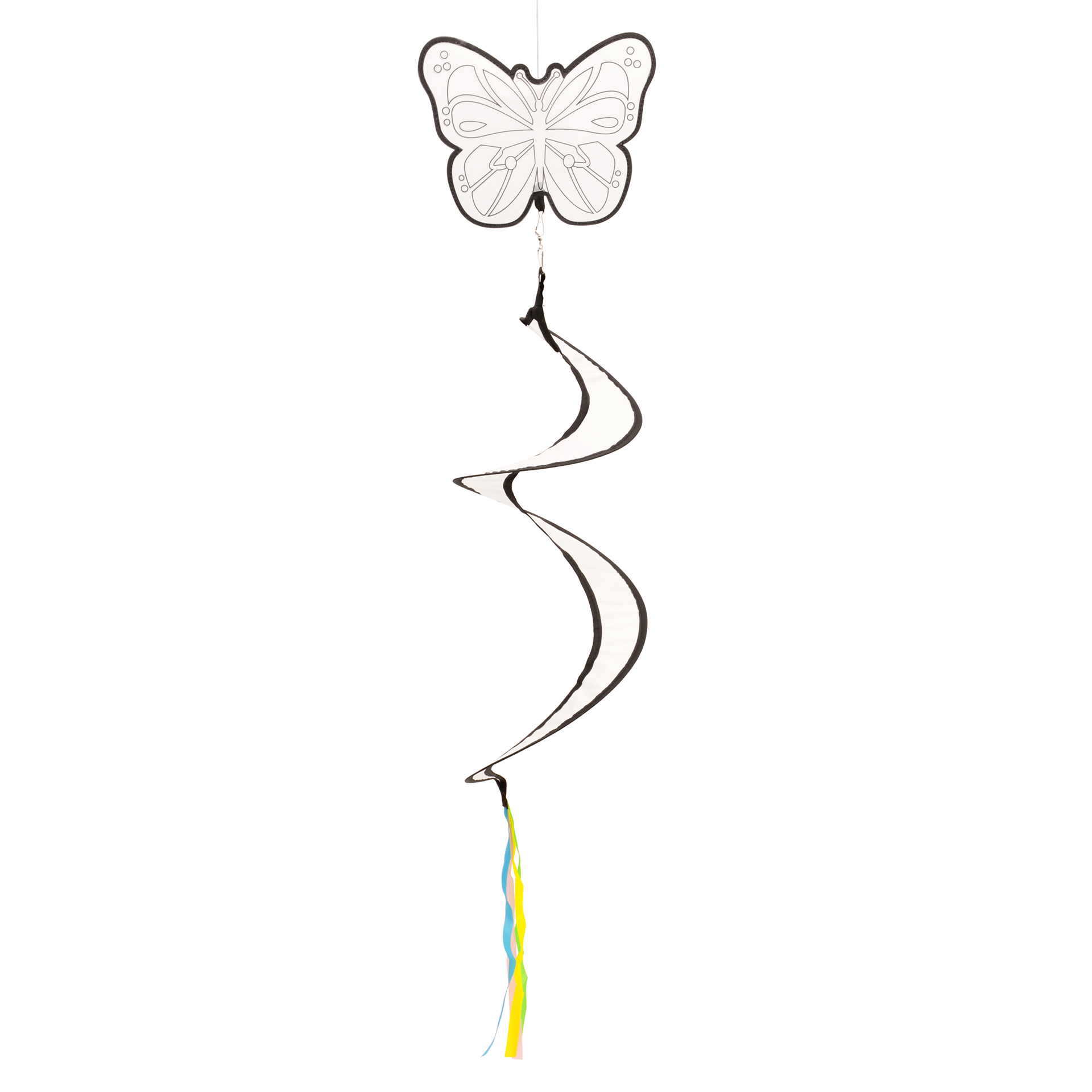 Windspiel zum Bemalen, Schmetterling-Motiv