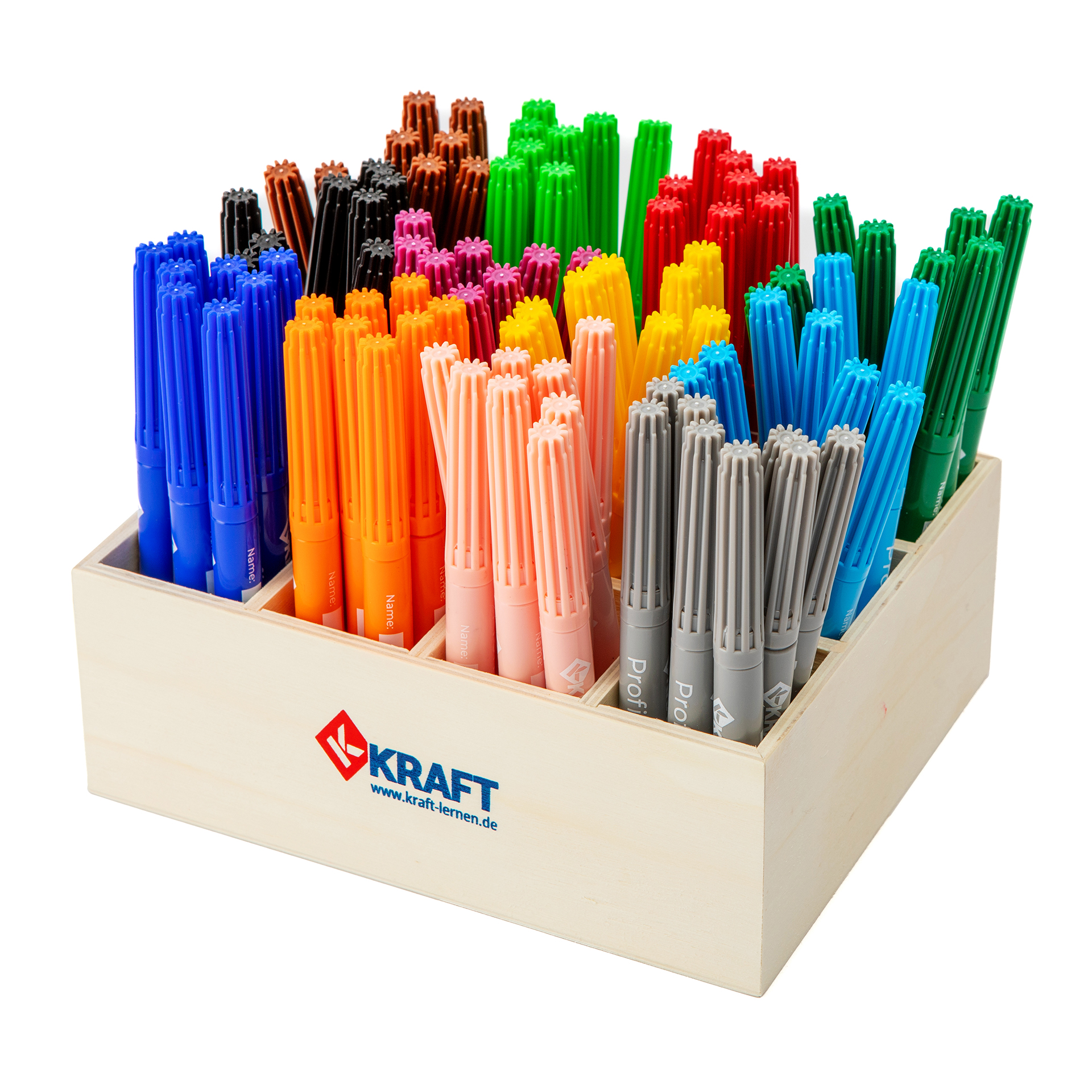 Profi Fasermaler, 12-Farben-Set