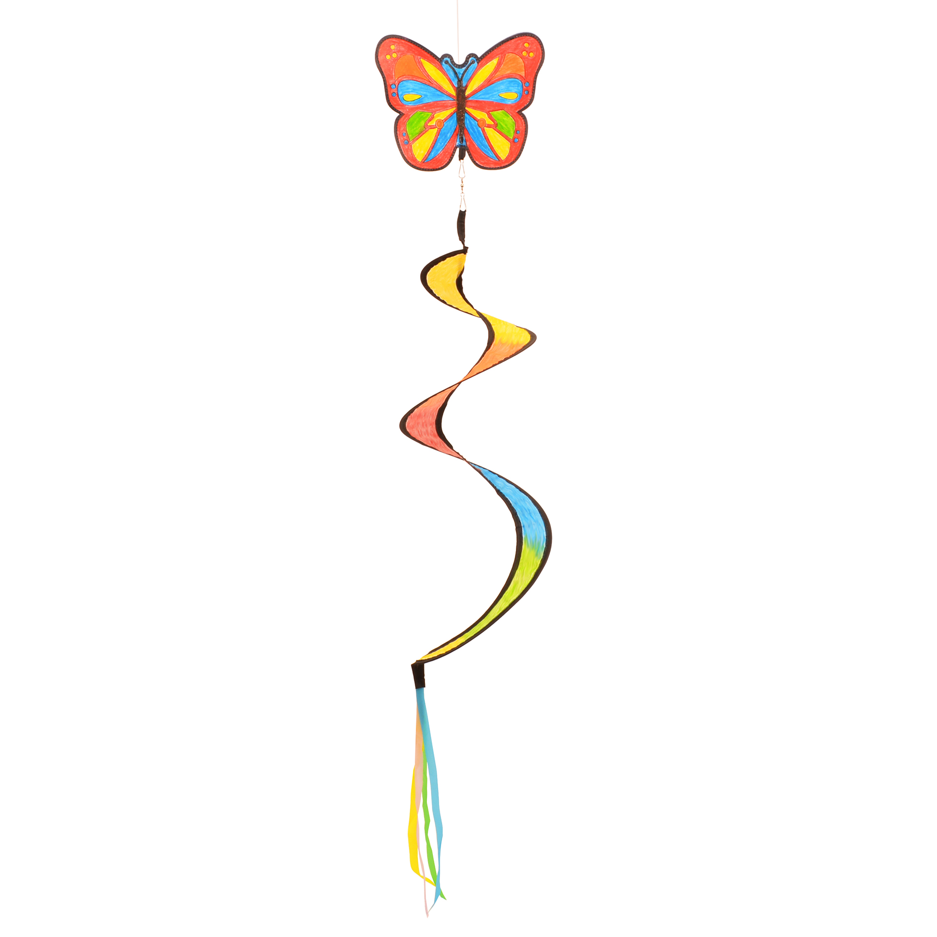 Windspiel zum Bemalen, Schmetterling-Motiv