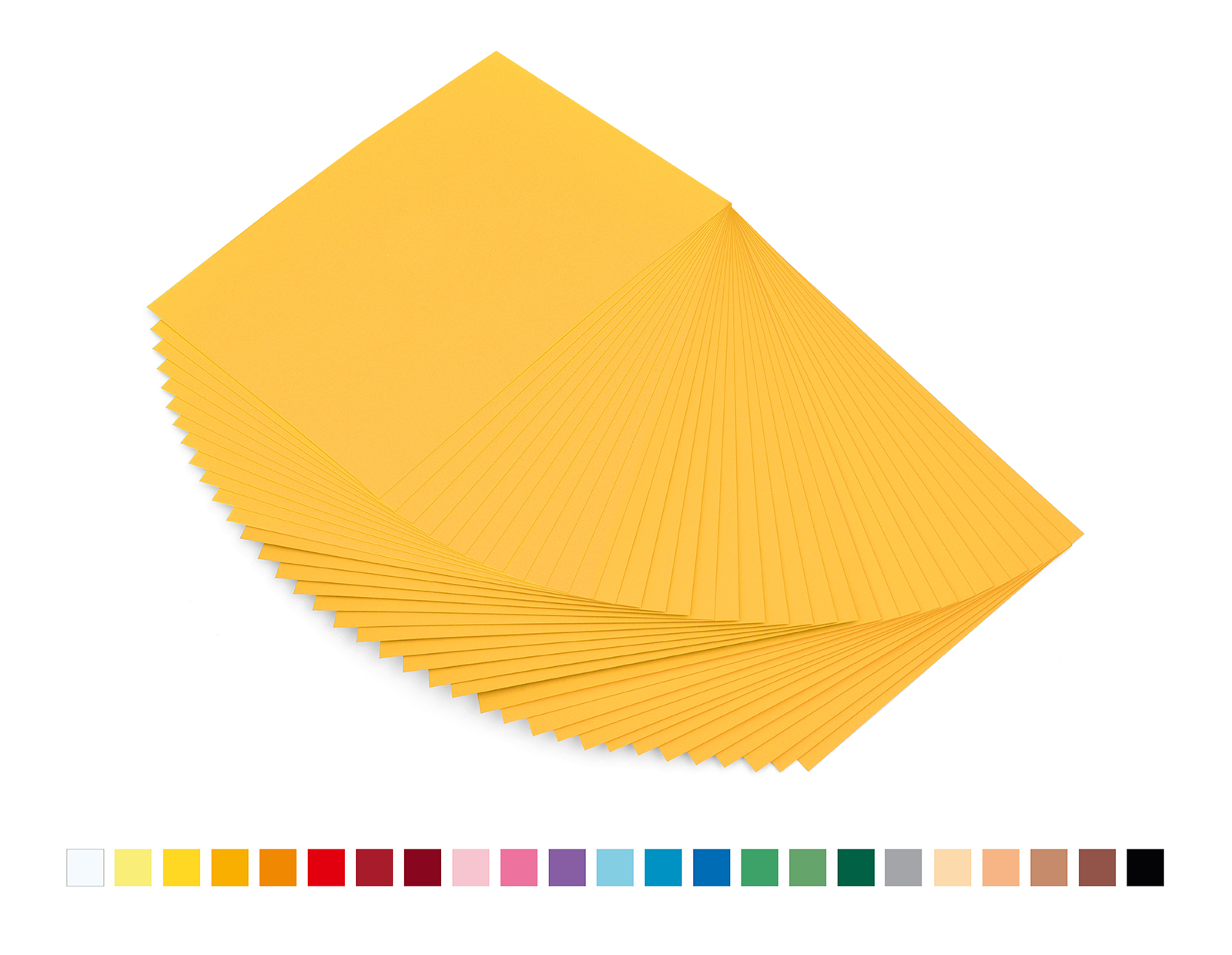 P130 g/m², A4, 36 Blatt, maisgelb