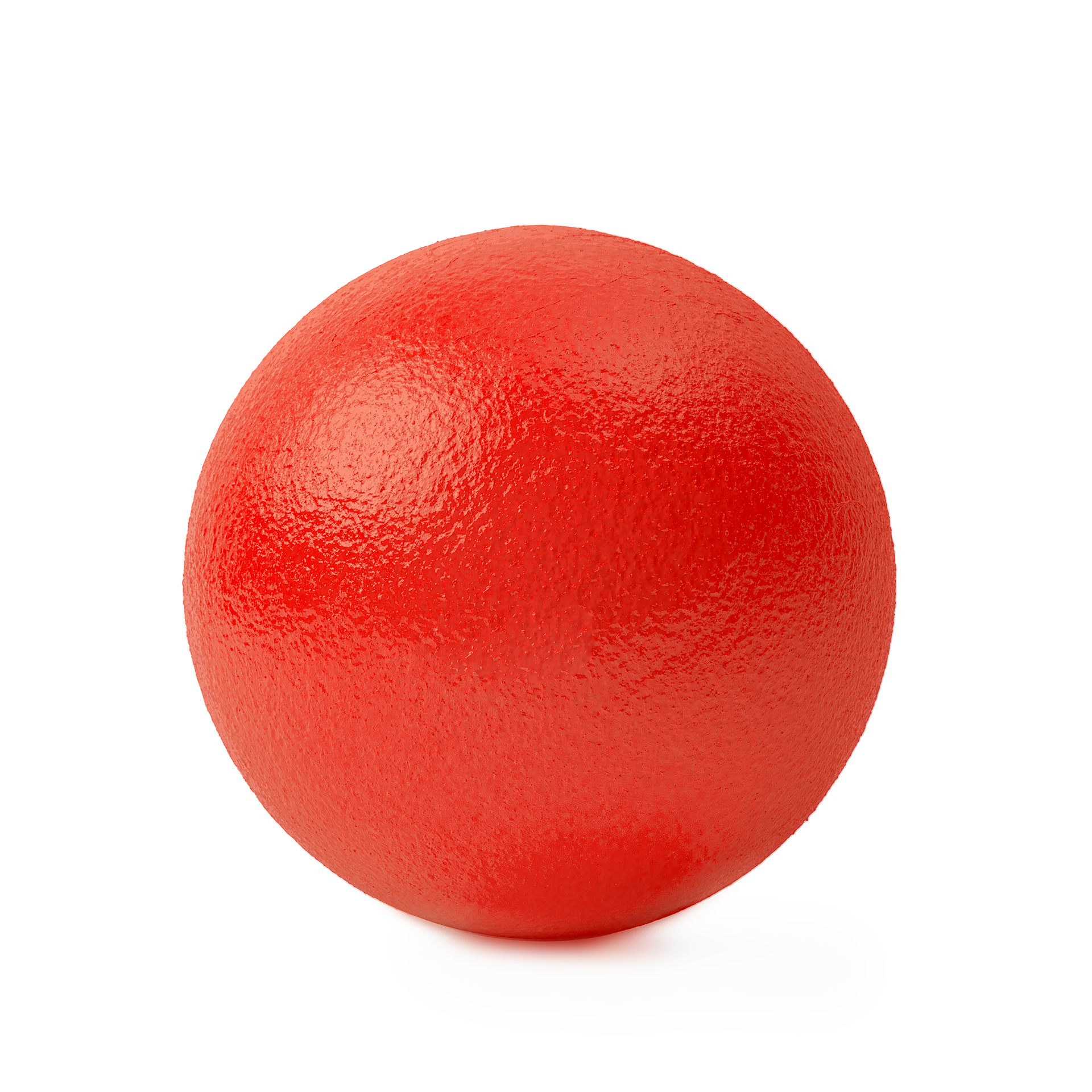 Softball mit Elefantenhaut, 16 cm, rot