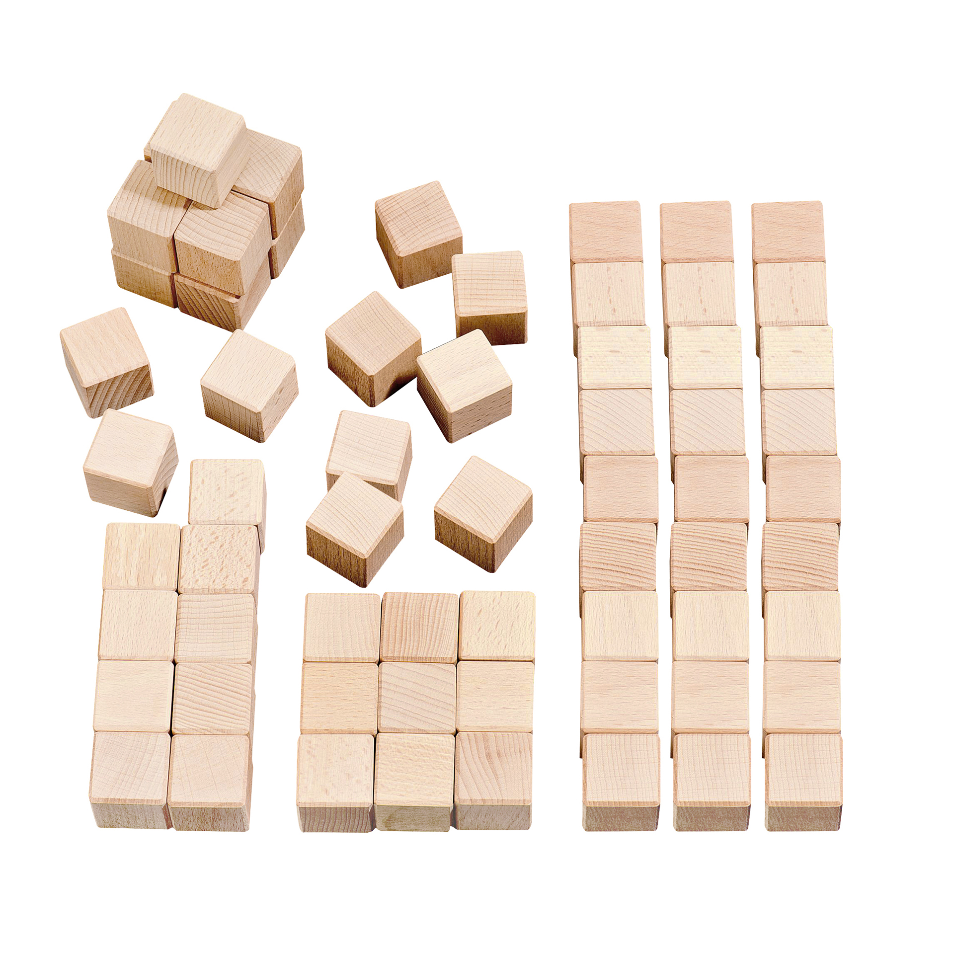 Holzwürfel, 3x3cm, 64 Stück