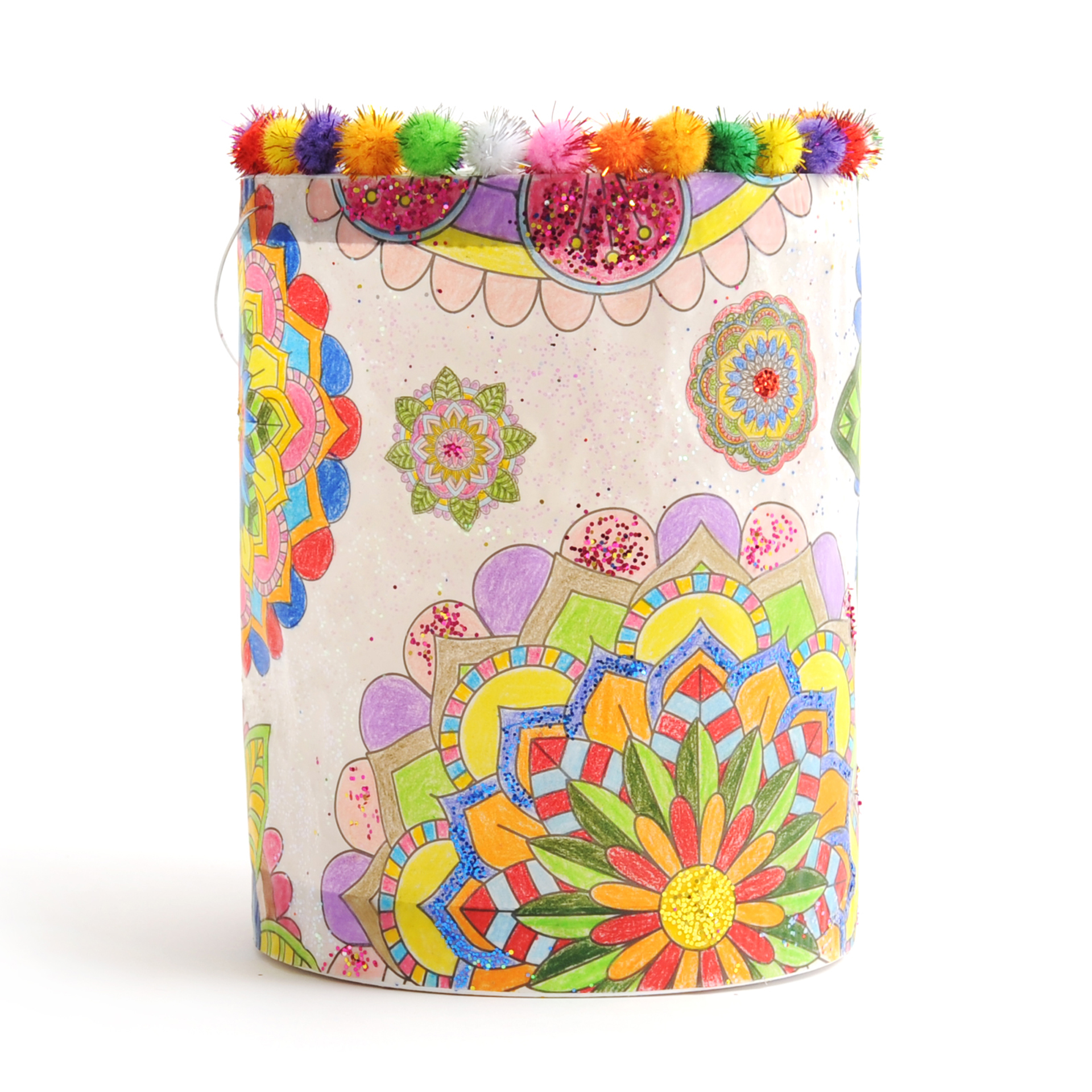 Laternenzuschnitt für D15,3cm, Mandalas, 25 Stück