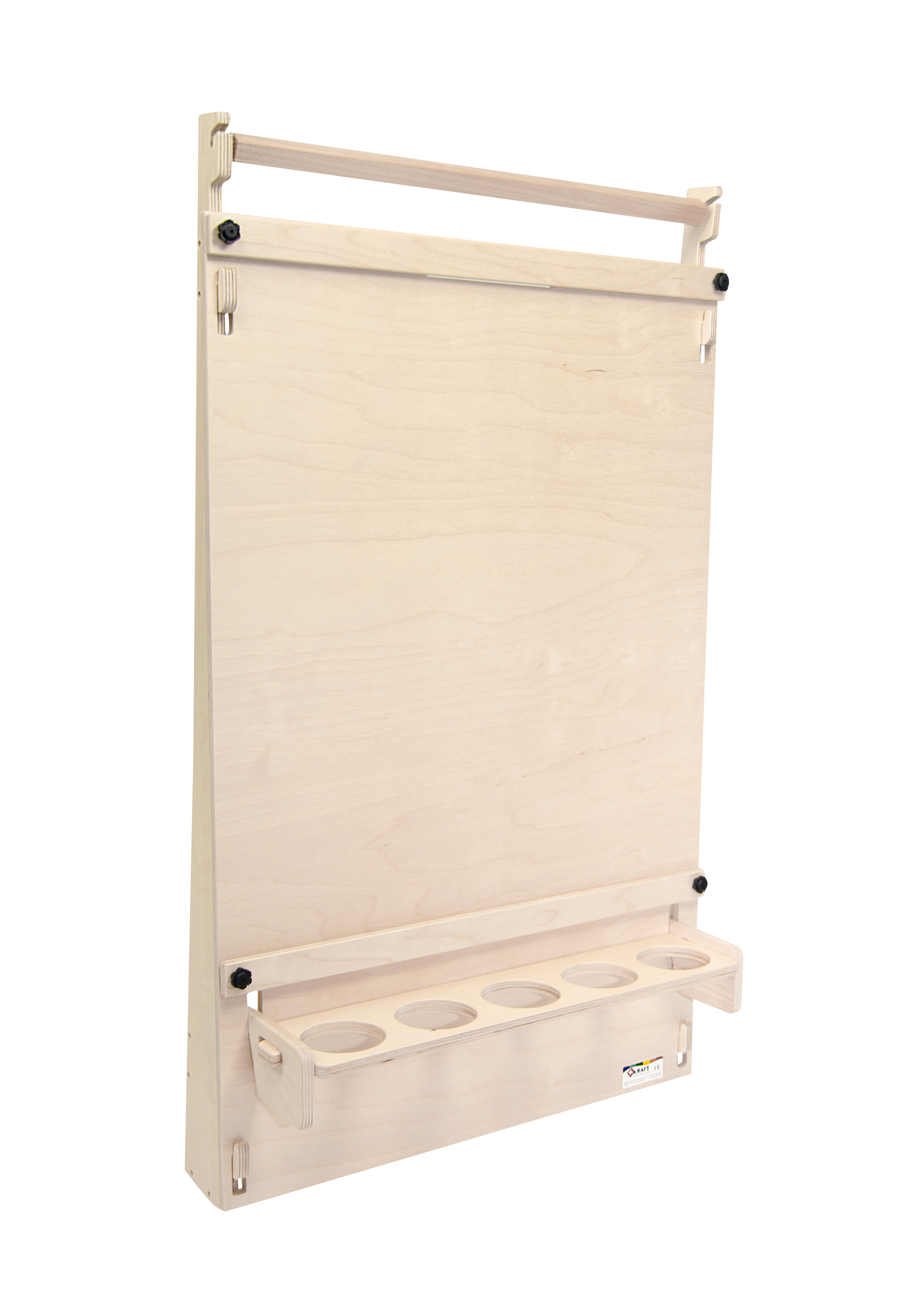 Wandstaffelei mit Papierhalter