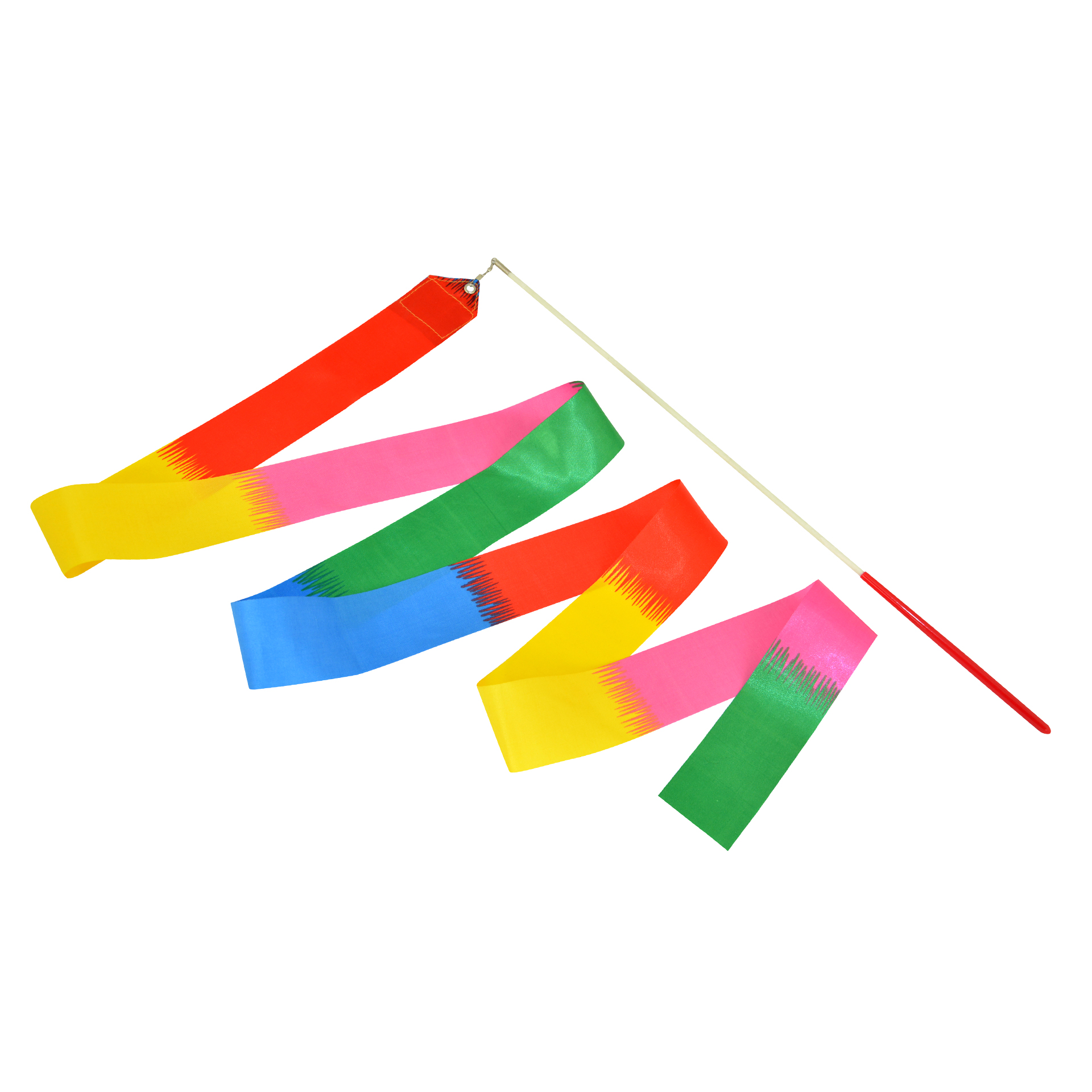 Gymnastikband mit Stab, 2m