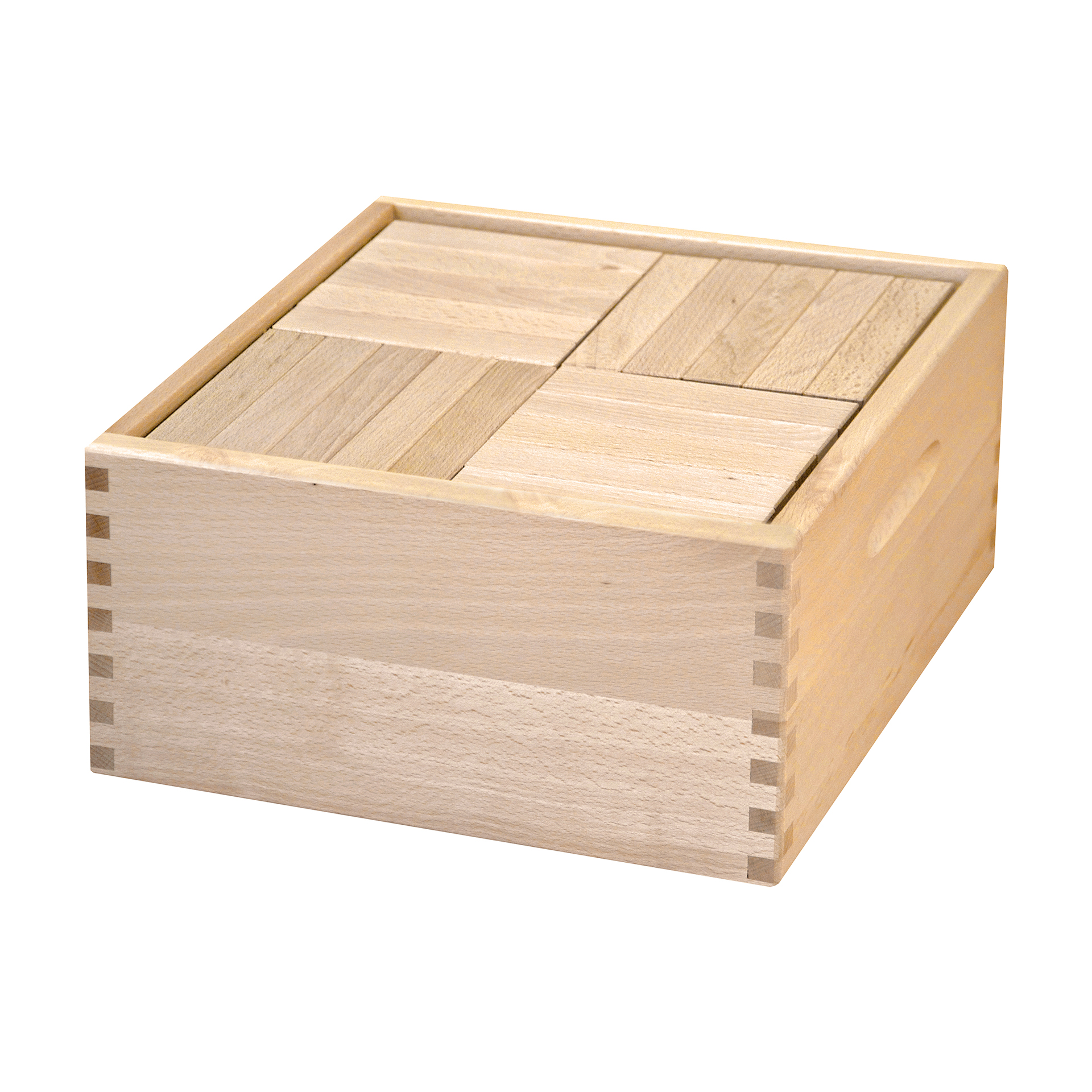 Holzbausteine im Kasten, 200er Set