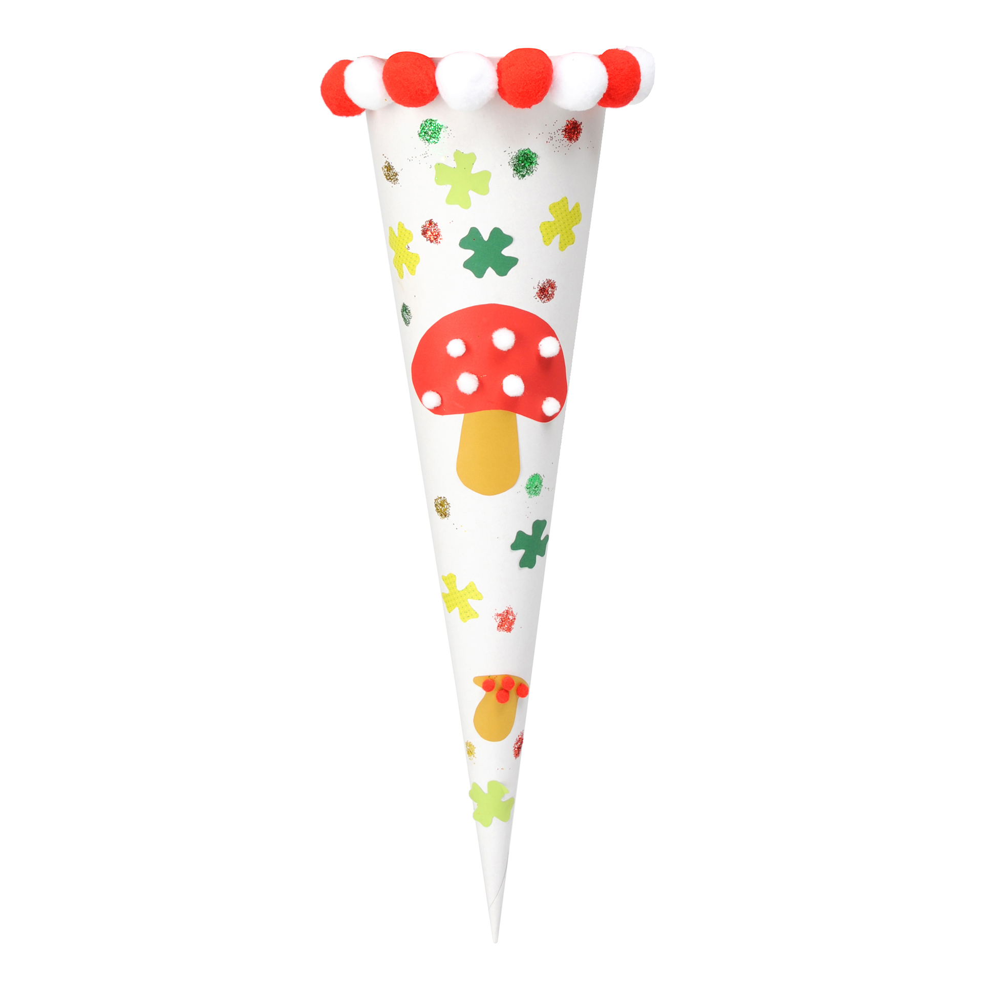 Schultüten 70cm, ohne Verschluss, 5er Set, rot