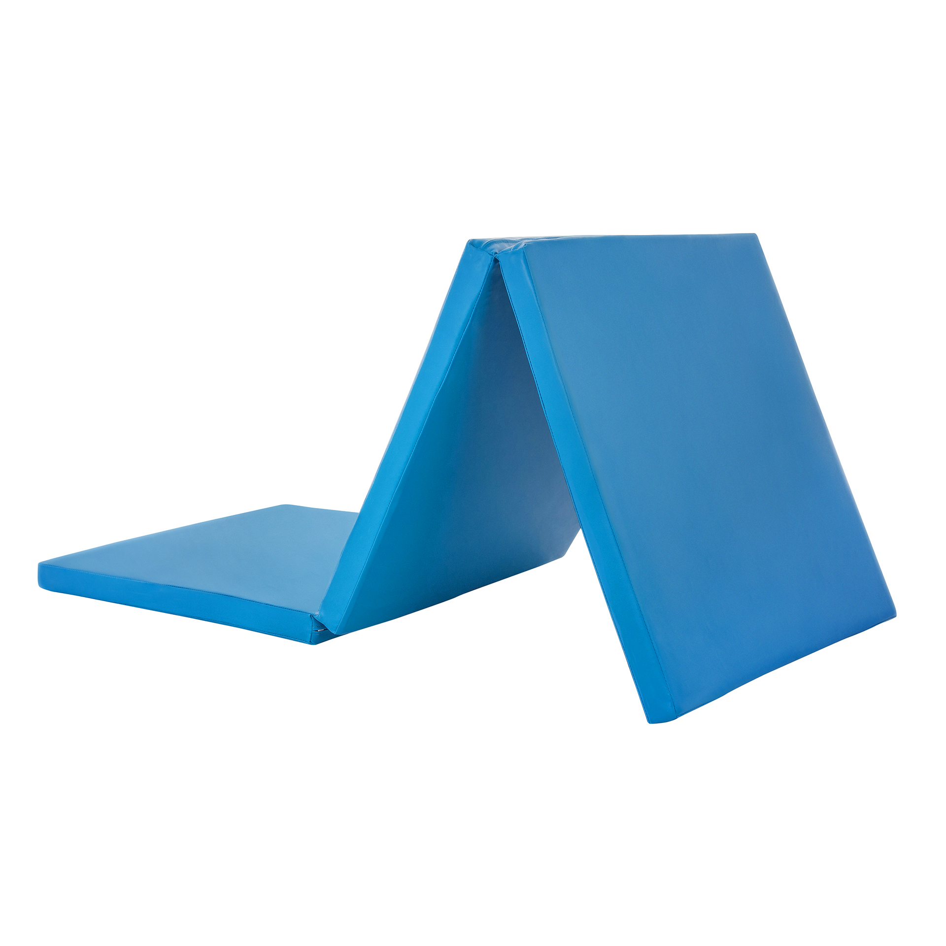 Yogamatte, klappbar, 160x60x5cm, blau
