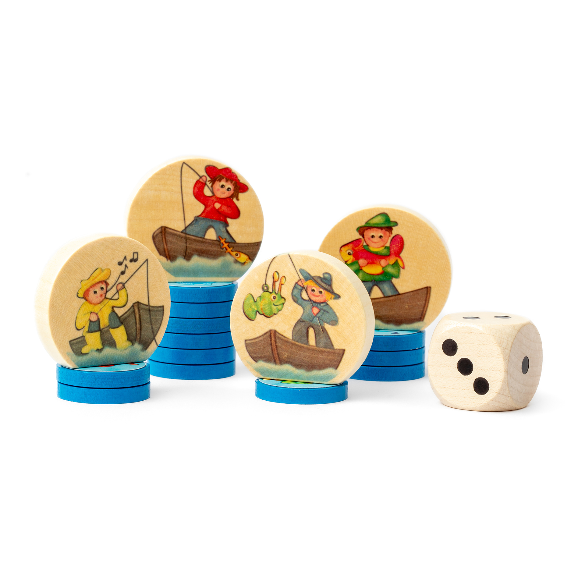Fischer & Tangram Wilde Tiere, 2in1, in Holzbox