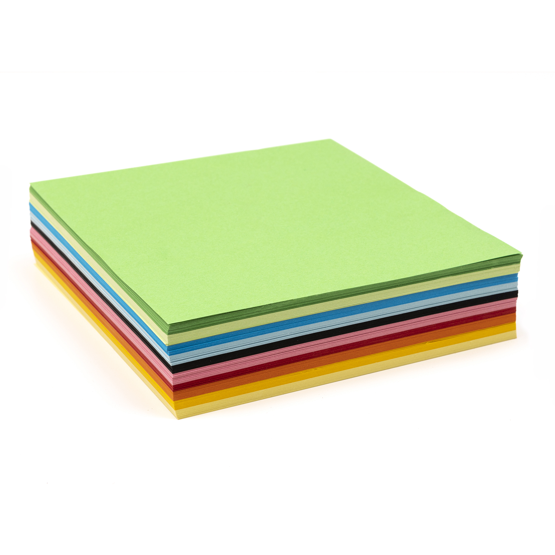 Faltblätter 14x14cm, 500 Blatt, 10 Farben